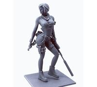 TRUEGRIS 1/24 Kit de Modelo de Resina de Agente guerrera de Ciencia ficción Kit de Modelo de Resina sin Pintar y sin montar//K9C7v43