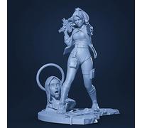 TRUEGRIS 1/24 Kit de Modelo de Resina de Agente guerrera de Ciencia ficción Kit de Modelo de Resina sin Pintar y sin montar//K9C7v75