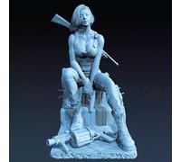 TRUEGRIS 1/24 Kit de Modelo de Resina de guerrera Agente de Ciencia ficción sin Pintar y sin ensamblar //l7b5J3