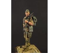 TRUEGRIS 1/24 Kit de Modelo de Resina de Soldado Europeo de la Segunda Guerra Mundial Kit de Modelo de Resina sin Pintar y sin montar//J9K5X6