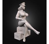 TRUEGRIS 1/24 Kit de Modelo de Resina de Soldado Europeo de la Segunda Guerra Mundial Kit de Modelo de Resina sin Pintar y sin montar//J9K5X20