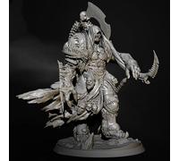 TRUEGRIS 1/24 Kit de Modelo de Resina de Soldado Guerrero Infernal Antiguo Kit de Modelo de Resina sin Pintar y sin Montar //YF8C3v15