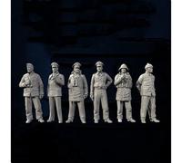 TRUEGRIS 1/35 Kit de Modelo de Resina de Soldado de Submarino alemán de la Segunda Guerra Mundial sin Pintar ni Montar (5 Figuras) //o7r6J4