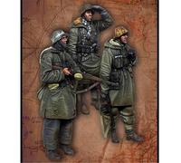 TRUEGRIS 1/35 Kit de Modelo de Resina de Soldados alemanes de la Segunda Guerra Mundial Modelos de Soldados de Resina sin Pintar ni ensamblar (3 Figuras) //s8e3J14