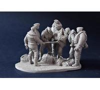 TRUEGRIS 1/35 Kit de Modelo de Resina de Soldados alemanes de la Segunda Guerra Mundial Modelos de Soldados de Resina sin Pintar ni ensamblar (7 Figuras) //s8e7J3