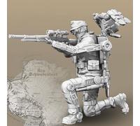 TRUEGRIS 1/35 Kit de Modelo de Resina de un Soldado alemán de la Segunda Guerra Mundial Modelo de Soldado de Resina sin Pintar ni ensamblar //s7e2J3