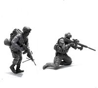 TRUEGRIS 1/35 Kit de Modelo de Soldado Comando Estadounidense de Resina sin ensamblar ni Pintar （2 Personas）//q7i6J4