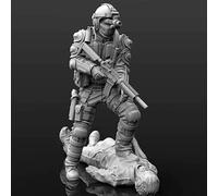 TRUEGRIS 1/35 Kit de Modelo de Soldado Comando Estadounidense de Resina sin ensamblar ni Pintar （2 Personas）//q7i6J61