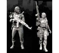 TRUEGRIS 1/35 Kit de Modelo de Soldado de Comando Europeo en Resina Kit de Modelo en Resina sin Pintar y sin Montar (2 Personas)//v9S3L10