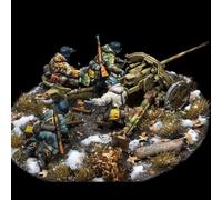 TRUEGRIS 1/35 Maqueta de Resina de Soldados alemanes de la Segunda Guerra Mundial Figuras de Soldados de Resina sin Pintar ni ensamblar (4 Figuras, con peanas) //s7e5J3