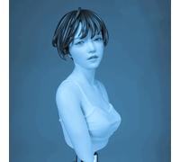 TRUEGRIS 1/6 Kit de Busto de Resina de Agente Femenina de Ciencia ficción sin Pintar ni Montar //o6r5J1