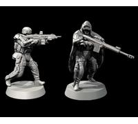 TRUEGRIS 80mm Sci-Fi Comando Soldado Resina Soldado Modelo Kit, sin Pintar sin Montar Figura Resina Modelo Kit //G8w23