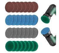 TRUEIN 28 Piezas Accesorios para Cepillo de Limpieza Bosch, 4 Tipos Almohadilla de Cepillo de Limpieza Compatible con Bosch Home/Garden 6033 Cepillo de Limpieza para Paredes Baño Cocina
