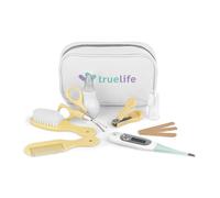 TrueLife BabyKit - Kit completo para el cuidado del bebé, estuche de viaje, tijeras, tijeras de uñas, lima de uñas, cepillo para el pelo con cerdas finas, peine, cepillo de dientes de dedo, removedor,