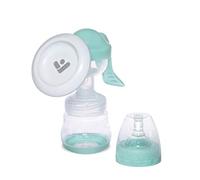 TrueLife Nutrio BP - Extractor de leche manual 100% silicona sin BPA, 2 aspiraciones, compacto y también apto para viajes, capacidad de 150 ml