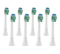 TrueLife SonicBrush Compact-series Cabezales estándar de color blanco 8 pack, cabezales de repuesto especialmente diseñados para la limpieza dental precisa