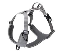 Truelove Arnés para Perro Reflectante Ajustable No Tire Durable Mascota Chaleco Coche Viaje al Aire Libre TLH6071(Gris,L)
