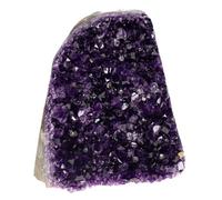 TRUENERGY Racimo de cristal de amatista pulida (2.5-3 libras), borde redondeado suave, morado oscuro natural uruguay, meditación, efectos curativos y calmantes, decoración del hogar, cuarzo geoda