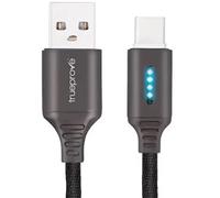 TrueProve Cable de carga tipo C de 10 pies para tableta Barnes & Noble Nook Glowlight 4