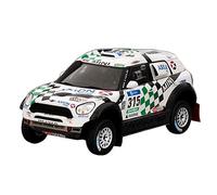 Truescale - Miniaturas TSM430237 Mini ALL4 Racing - Dakar 2016 - Escala 1/43, blanco/negro/verde
