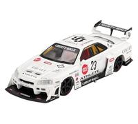 Truescale Miniatures Mini-GT MGT01059-R - Nissa. GTR (R34) Super Silhouette Athlete Collet 2024 - Escala 1/64 - Coche en Miniatura