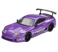 Truescale Miniatures Mini-GT MGT01067-L - Toyot. Supra Mk4 (A80) Top Secret GT-300 Top Secret Purple 2014 - Escala 1/64 - Coche en Miniatura