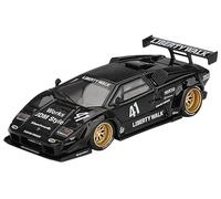 Truescale Miniatures Mini-GT MGT01081-L - Lamborghin. Countach LB-Works Black 2024 - Escala 1/64 - Coche en Miniatura