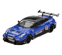 Truescale Miniatures Mini GT MGT01124-L - Nissa. GTR R35 LB Silhouette Works GT Blue 2025 - Escala 1/64 - Coche en Miniatura