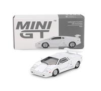 Truescale Miniatures Mini GT MGT01134-L - Lamborghin. Countach 25th Anniversary White 1989 - Escala 1/64 - Coche en Miniatura