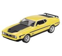 Truescale Miniatures Mini GT MGT01139-L - For. Mustang Mach1 Grabber Yellow 1971 - Escala 1/64 - Coche en Miniatura