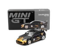 Truescale Miniatures Mini GT MGT01149-R - Toyot. GR Supra LB-Nation Black & Gold 2025 - Escala 1/64 - Coche en Miniatura