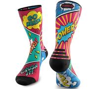 trueWOD Calcetines Running Hombre Mujer Crossfit Ciclismo Trail Running Padel Correr Calcetines Deporte Divertidos Antiampollas Sin Costuras Compresion Transpirables Ligeros y Resistentes