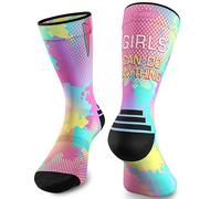 trueWOD Calcetines Running Mujer Crossfit Ciclismo Trail Running Padel Correr Calcetines Deporte Divertidos Antiampollas Sin Costuras Compresion Transpirables Ligeros y Resistentes