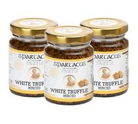 TRUFA BLANCA SPARTACUS, PICADA, CONSERVADA EN ACEITE DE OLIVA VIRGEN EXTRA, EL CONDIMENTO GOURMET PERFECTO PARA PIZZA, PASTA, ENSALADAS, PATATAS (Trufa Blanca 270g)