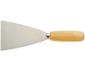 TRUFA Espátula de pintor B.60mm con mango plano de madera ovalada