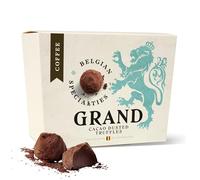Trufas recubiertas con café y chocolate belga Grand 200gr, trufas para regalar, chocolates para regalar, Auténtico Chocolate Belga de Herencia Familiar