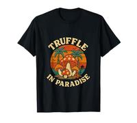 Truffle In Paradise Funny Mushroom Foraging Retro Camiseta