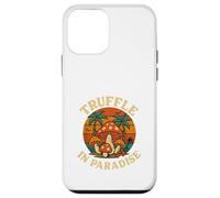 Truffle In Paradise Funny Mushroom Foraging Retro Carcasa para iPhone 12 Mini