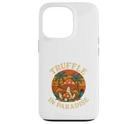 Truffle In Paradise Funny Mushroom Foraging Retro Carcasa para iPhone 13 Pro