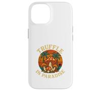Truffle In Paradise Funny Mushroom Foraging Retro Carcasa para iPhone 14