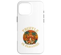 Truffle In Paradise Funny Mushroom Foraging Retro Carcasa para iPhone 16 Pro MAX