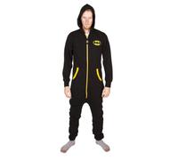 TruffleShuffle Mono de Batman, Negro, L para Hombre