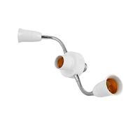 Trufolxiaz E27 Splitter 3/4/5/6 Cabezas LED Base Ajustable Soporte LED Adaptador Controlador Convertidor Contador Iluminación Accesorio Ajuste Bombilla Ajuste Splitter