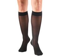 Truform 0263bl-xl - trusheer 20 - 30 mmHg medias de soporte, de caña alta para mujer, Size- XL & # 44; Color- Negro