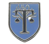 Truham Grammar School - Pin esmaltado azul para mochila