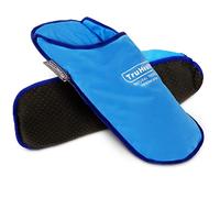TruHealth Pantuflas de hielo - Calentador de pies aprobado por la FSA HSA - Calcetines de hielo para alivio del dolor de neuropatía - fascitis plantar, gota y alivio de pies hinchados - Terapia de