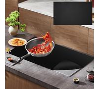 Trukafie 52x61cm Protector Vitroceramica, Tapa Para Vitroceramica(magnética), Protector Placa Induccion, Protector Vitroceramica Induccion Antideslizantes para Cocina Reutilizables (52 x 78cm)