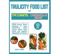 TRULICITY FOOD LIST FOR TYPE 2 DIABETES, CARDIOVASCULAR DISEASE (30 Day Weekly Meal Plans: 3600 Grocery Menus Designed To Lower Cholesterol While ... Spike And Supports Dulaglutide Treatment