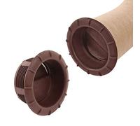 Truma Extremo de salida de aire caliente de 65 mm, tubos de aire caliente con cierre (1 x marrón)