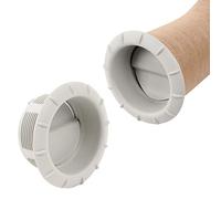 Truma Tubo de salida de aire caliente de 65 mm con cierre (1 gris)